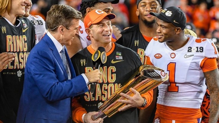 Rece Davis (left) says the Tigers have an argument as best in college football history