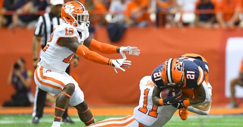 Clemson's defense shut down the Syracuse offense. (Photo by Rich Barnes, USAT)