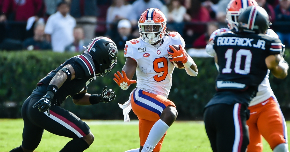 Travis Etienne named nation's top running back by PFF
