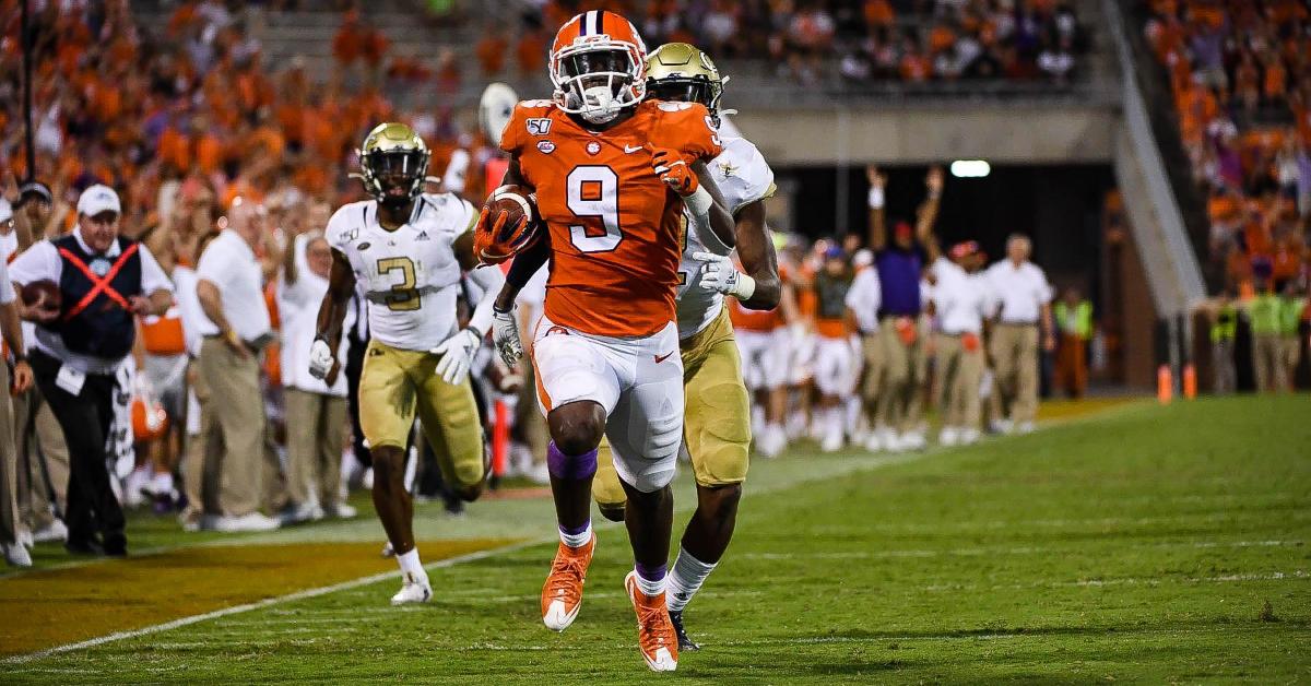 Travis Etienne is top-5 in a number of stats after his strong junior debut.