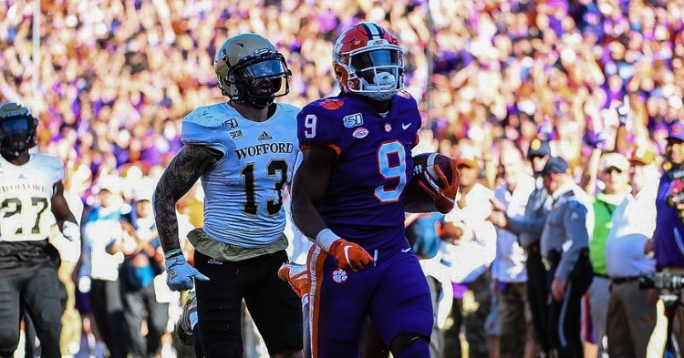 Etienne is your new No. 1 in yards per carry.