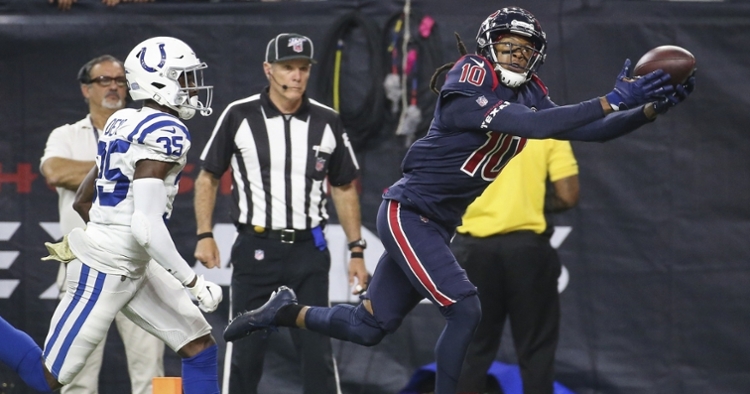 Hopkins had two touchdowns against the Colts (Troy Taormina - USA Today Sports)
