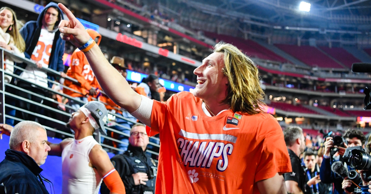 Trevor Lawrence led Clemson with a gritty performance in the best game of the college football season.
