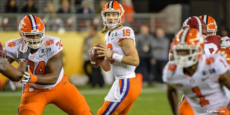 SB Nation projection ranks Clemson No. 3 in 2019