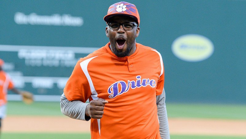 DeAndre McDaniel reacts after striking out a player in last year's game 