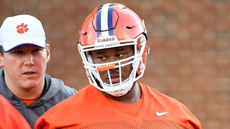 McFadden looks on at practice last season