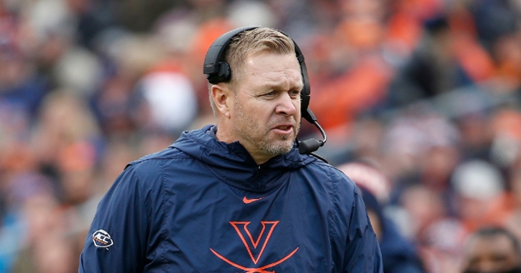 Mendenhall and his Cavaliers play in the ACC Championship Saturday (Photo: Amber Searls / USATODAY)