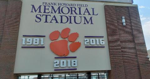 LOOK: Clemson adds new signage for 2018 title