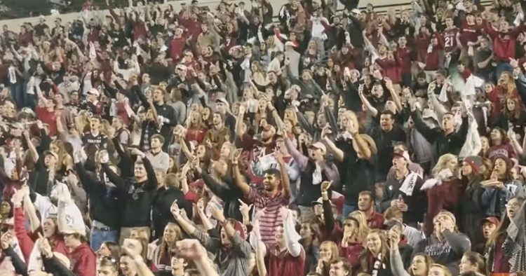 South Carolina students flip off Clemson players two years ago
