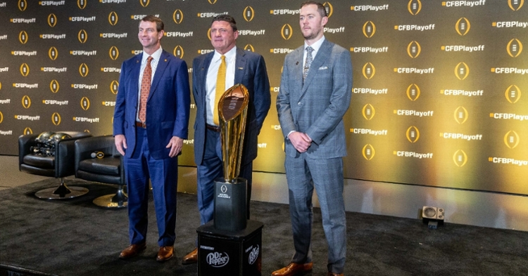 Swinney and Ed Orgeron of LSU and Lincoln Riley of Oklahoma