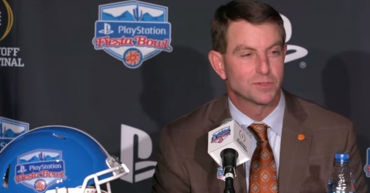 Swinney excited about the opportunity to play in the 2019 Fiesta Bowl
