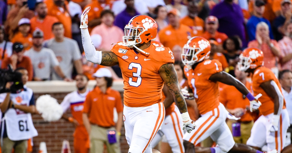 Xavier Thomas and the Clemson defense rank No. 1 in the nation in sack rate. 