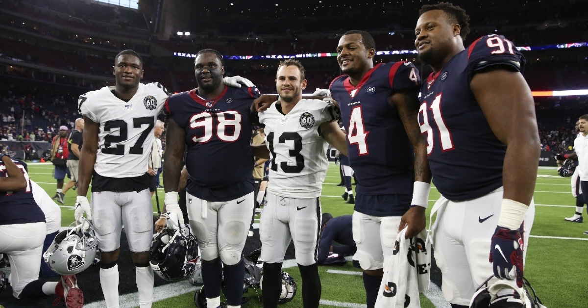 Clemson reunion after the Texans-Raiders game (Kevin Jairaj - USA Today Sports)