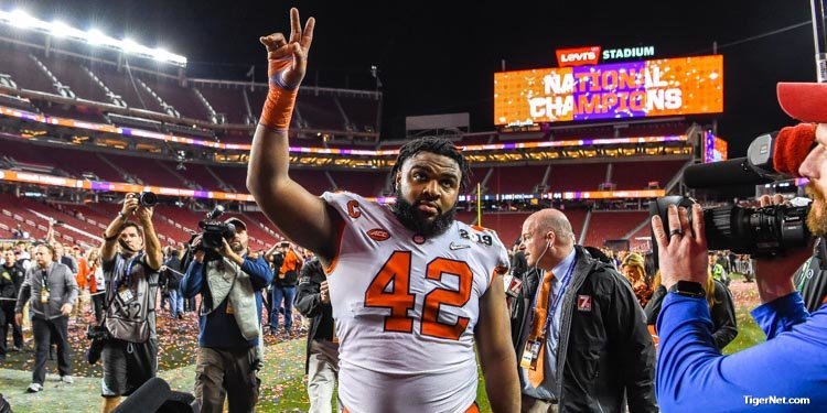 Clemson Draft Notes On Six Selections In 2019 Nfl Draft