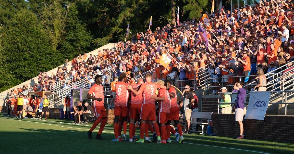 Clemson has defeated South Carolina six consecutive years (photo credit: Clemson soccer Twitter)