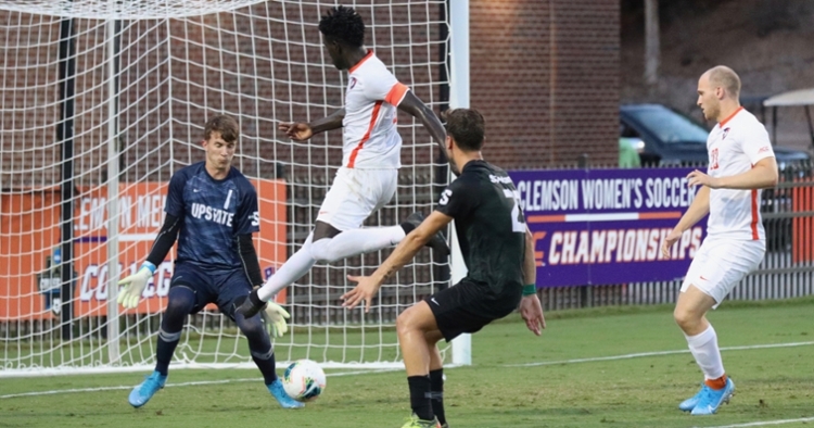 #9 Kimarni Smith scored 3 goals against USC Upstate (Photo credit: Allen Hodges)