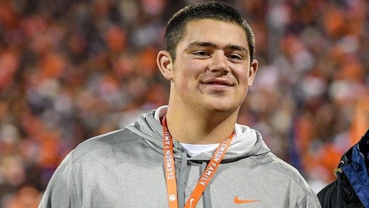 Bryan Bresee is shown here on the sidelines before Clemson's win over South Carolina
