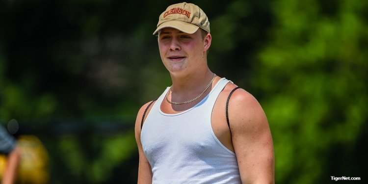 Parks at Clemson's high school camp a few weeks ago