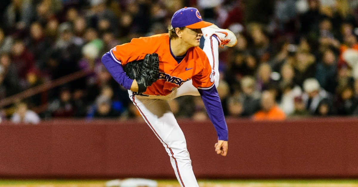 Clemson pitcher selected in MLB draft