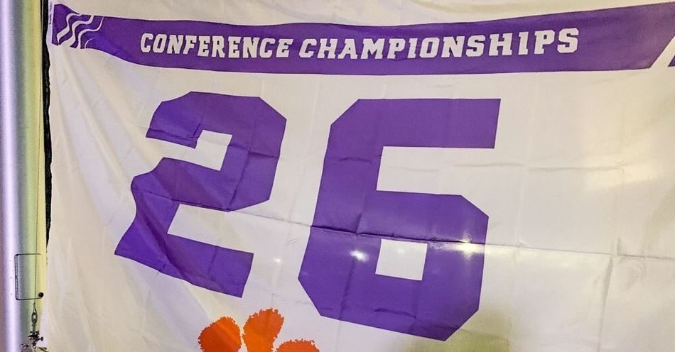 LOOK: Clemson's new conference championship banner at Death Valley ...