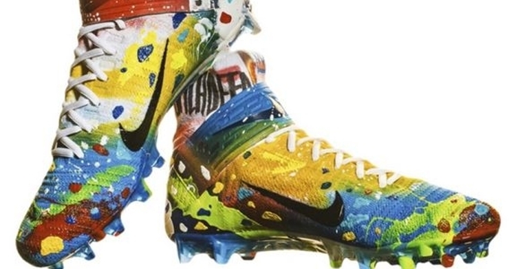 colorful cleats