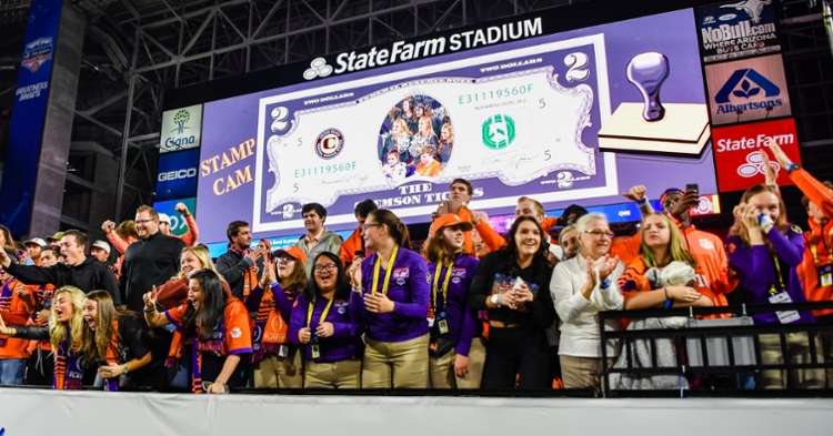 Just like in the Fiesta Bowl, Clemson fans will be outnumbered in New Orleans.