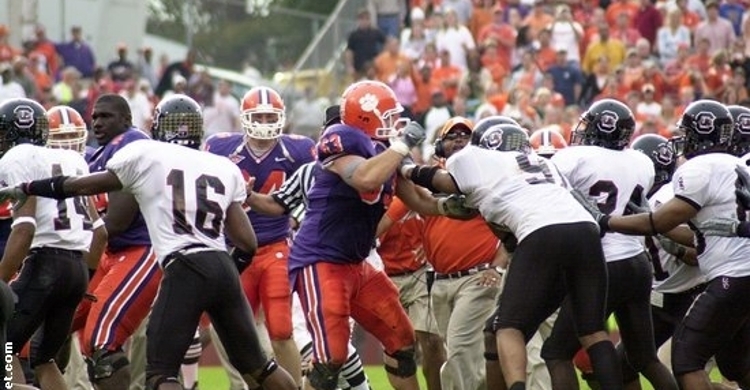 It was a free-for-all all over Frank Howard field that Saturday.