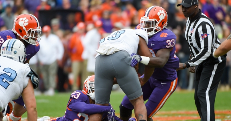 Clemson held The Citadel in check in 2017.