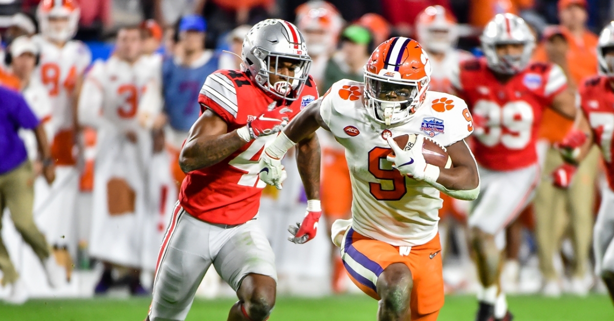 Several Clemson players including Travis Etienne out during Saturday's scrimmage