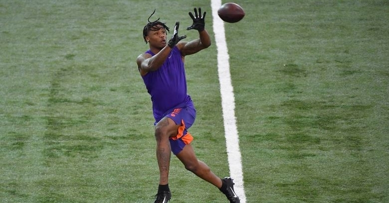 Clemson 2020 Pro Day testing results