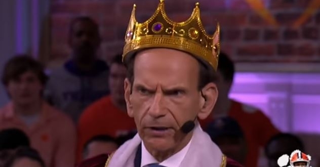 King Finebaum is going with the SEC Tigers in the title game