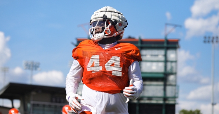 Pinckney is excited about the start of the season (Photo per Clemson athletics).