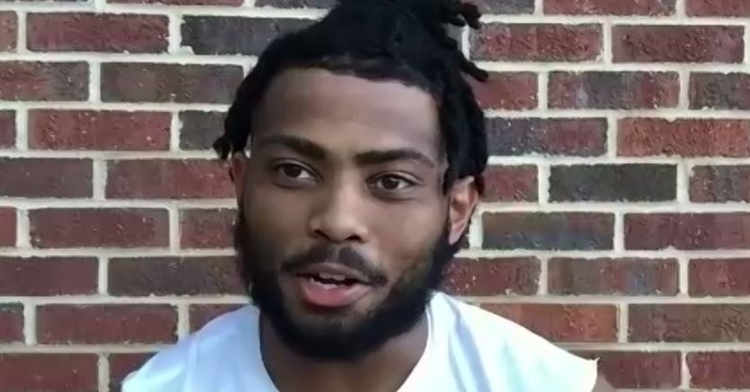 Rencher speaks to the media Monday evening (Photos vía Clemson athletics video)