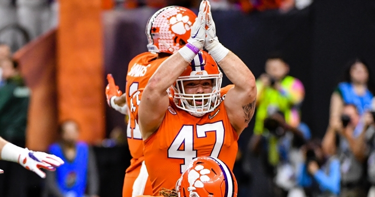Clemson LB named to Bednarik Award watch list
