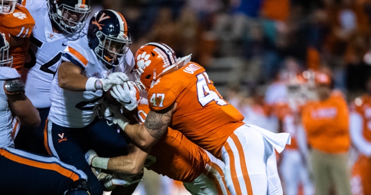 James Skalski has been a mainstay on the Tiger defense over the last couple seasons. (ACC photo)