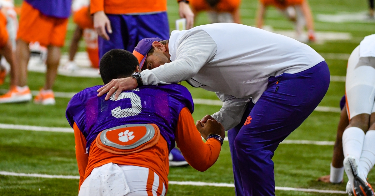 Dabo responds to criticism and takes the nation to church