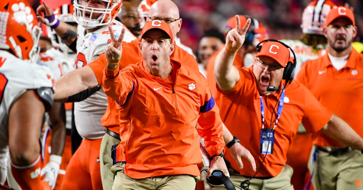 Swinney is ranked the second-best coach in all of CFB