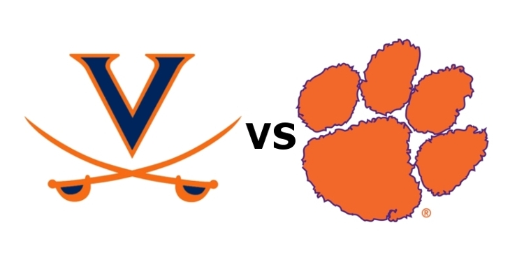 Clemson takes on Virginia at 8 pm Saturday.