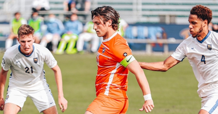 Brighton looks for room during the win over Pitt. (Photo courtesy of CU Athletics)