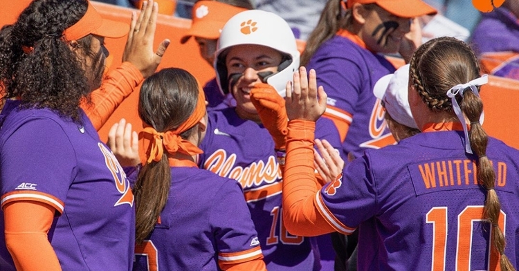 Clemson will go for the ACC sweep Sunday (Photo courtesy of Clemson Softball)