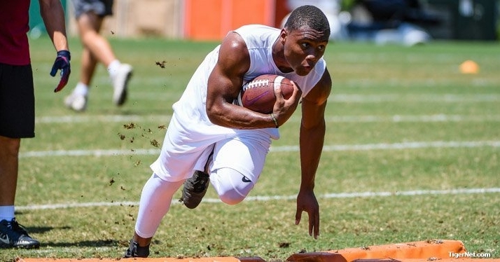 Adams competed at Clemson's last camp.