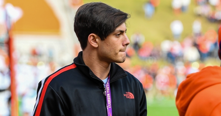 Stellato is shown here on a visit to Clemson last fall.