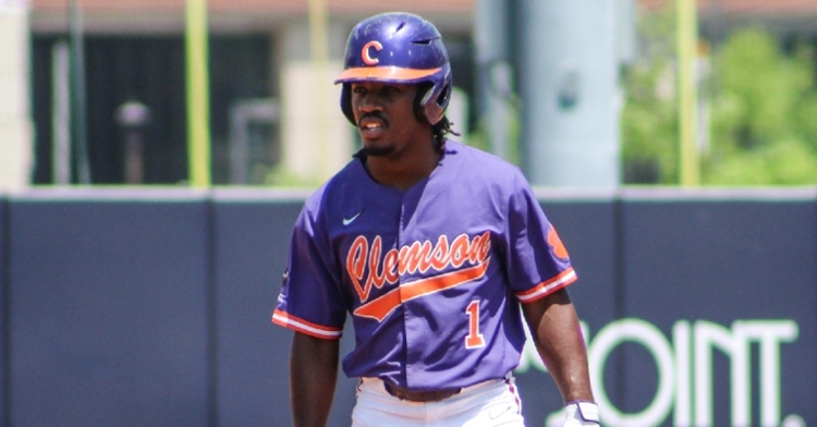 Kier Meredith led Clemson's bats with three RBIs as the Tigers jumped out to a 6-0 lead (Clemson athletics photo).