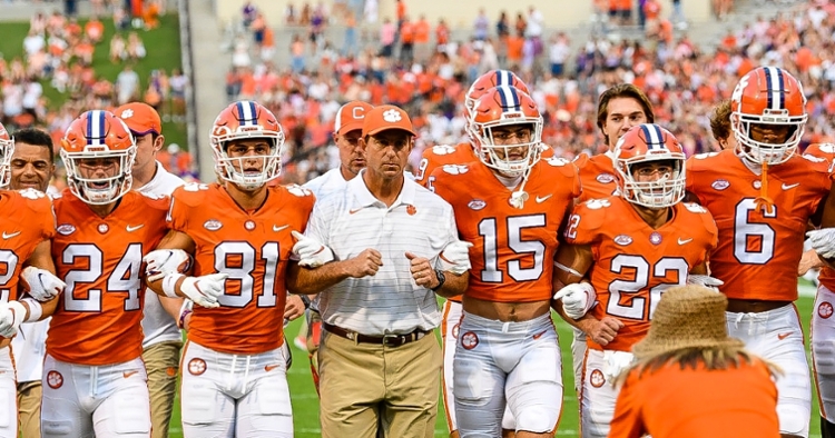 Clemson was ranked 19th previously by the Coaches.