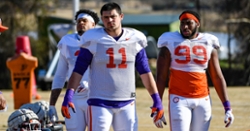 Swinney says Tigers are vastly improved on offensive and defensive lines