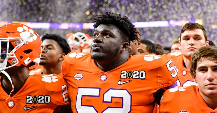 Johnson moved to the offensive line going into the 2020 season.