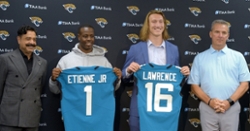 Jaguars, rookies Trevor Lawrence and Travis Etienne still working on contracts