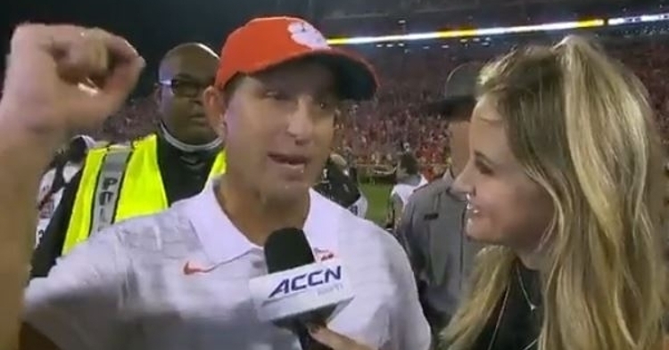 Swinney saw his team's heart in the close victory over BC