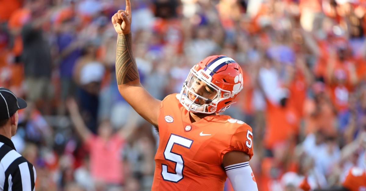 Uiagalelei's passing numbers are ugly right now, but Swinney is confident the sophomore will show he's "special."