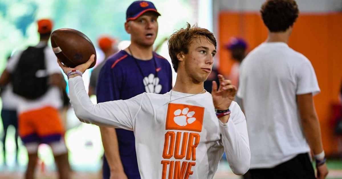 Klubnik showed out in Clemson camp this summer. 